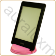 Kép 1/3 - AURALUX pink e-book tartó kőrisfából